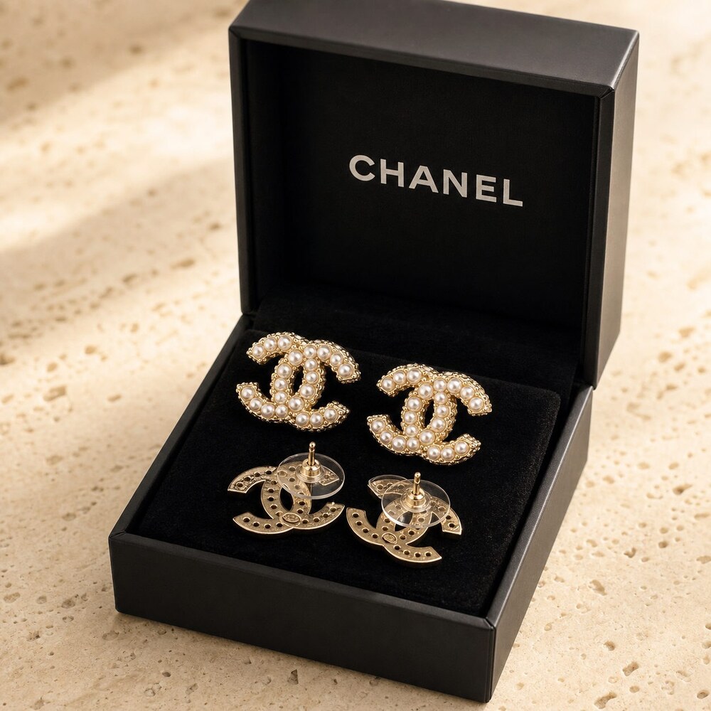 CHANEL Classic Parisian Earrings Style 4 | New with Box - Picture 5 of 9
